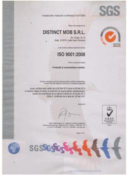 Certificat ISO 9001