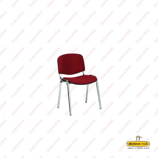 scaun fix tapitat cromat | Mobilier Scolar DSM 10.9 | producator DistinctMob